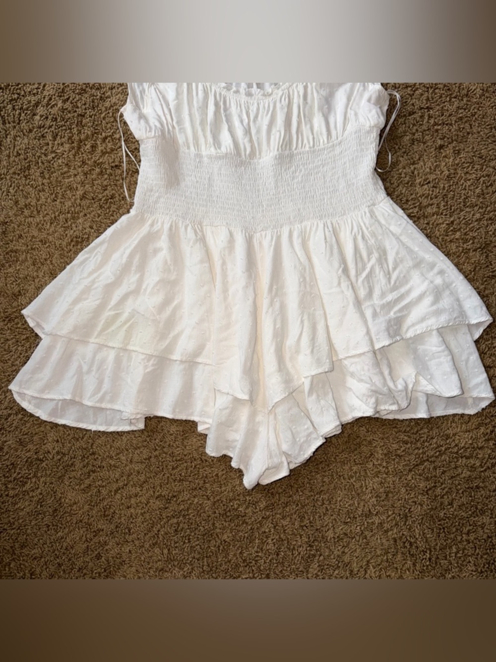 Women’s Princess Polly The Love Galore Romper White Size 18 - Picture 2 of 5